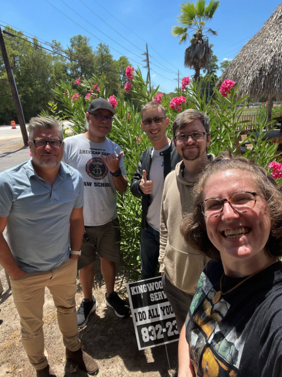 Day Two Lunch - Group Selfie at Bill's Cafe